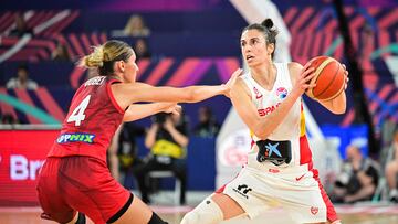 Los 27 puntos de Alba Torrens suponen la mayor anotaci¨®n en una semifinal de Eurobasket desde que en 20909 Becky Hammon llegara a 28... precisamente ante Espa?a.