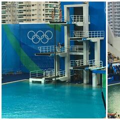 La alberca de los clavados estaba verde por un descuido de la organización