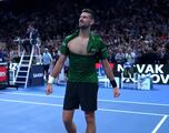 Gana su 101º torneo en un ATP 250 y entra en delirio: Djokovic, descontrolado en pista