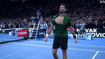 Gana su 101º torneo en un ATP 250 y entra en delirio: Djokovic, descontrolado en pista