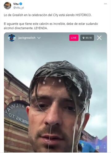 Grealish desatado: los mejores memes de la fiesta del inglés