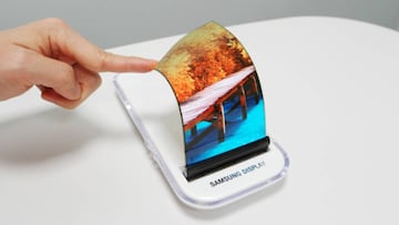 Así es el aspecto del móvil flexible Samsung Galaxy X