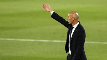 18/06/20 PARTIDO PRIMERA DIVISION CORONAVIRUS COVID19 REAL MADRID - VALENCIA ZINEDINE ZIDANE