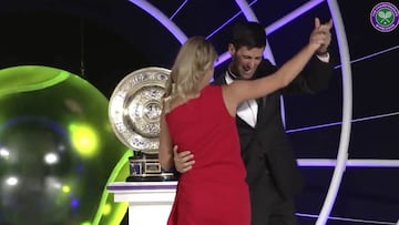 El baile más top de Djokovic y Kerber tras ganar Wimbledon