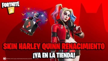 Fortnite: skin Harley Quinn Renacimiento ya en la tienda; precio y contenidos