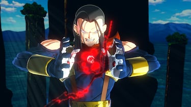 Goku con nivel Super Guerrero Dios en Dragon Ball Xenoverse