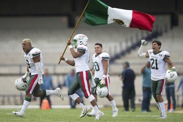 La victoria más reciente ocurrió durante el Mundial de Fútbol Americano Sub-19 en Ciudad Universitaria. Tras dos humillantes derrotas en el pasado, México consiguió la revancha por un contundente marcador de 33-6.