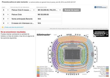 Venta de boletos para NFL en México presenta problemas