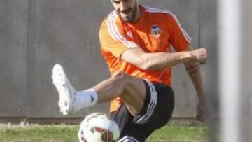 Negredo trabajó ayer en Paterna.
