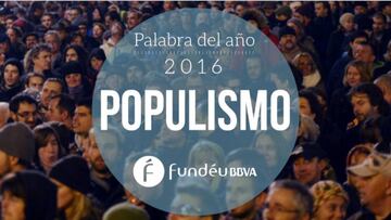 Populismo es la palabra de 2016 elegida por la Fundéu.