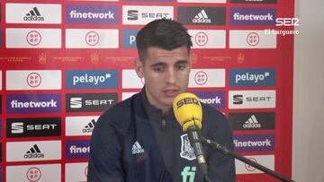 Morata compara sus 18 años con los de Pedri en la Selección