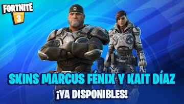 Fortnite x Gears of War: skins Marcus F&eacute;nix y Kait D&iacute;az ya disponibles