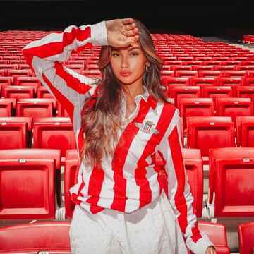 Gabriela Guzmán. A pesar de contar con miles de seguidores en sus redes sociales. Guzmán es licenciada en Publicidad y Relaciones Públicas por la Universidad Complutense de Madrid y, desde hace dos años, trabaja en el departamento de Marketing del Atlético de Madrid.