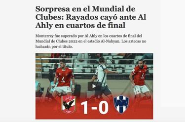 Así reflejaron los medios extranjeros la caída de Rayados