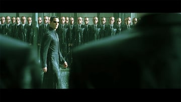 matrix revolutions neo smith clones pelea final