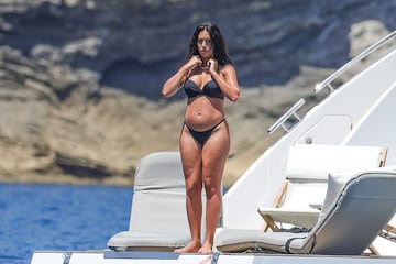 Cristiano Ronaldo y Georgina Rodríguez disfrutaron en las Islas Baleares de sus vacaciones.