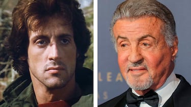 Los protagonistas de 'Acorralado' ('First Blood') con Sylvester Stallone como John Rambo