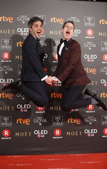 Los humoristas y presentadores de la gala Ernesto Sevilla y Joaquín Reyes 