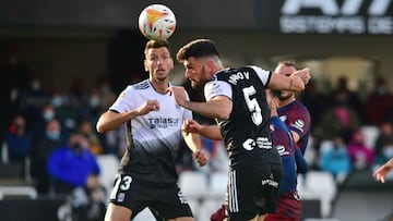 Vázquez, en el FC Cartagena - Huesca.