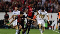 Atlas (0-0) Pumas: Resumen del partido