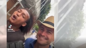 Casillas, feliz en Cartagena con este rapero y su freestyle