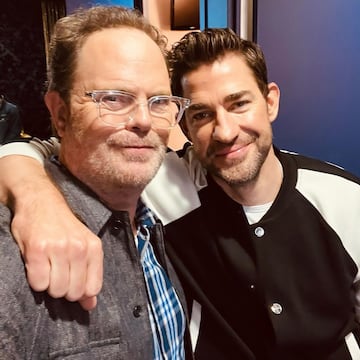 Rainn Wilson y John Krasinski, caso 20 años después del estren de 'The Office'.