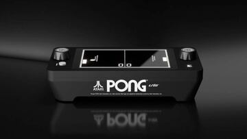 Llega una nueva consola mini retro para jugar al Pong: as¨ª es la Atari Mini Pong Jr.