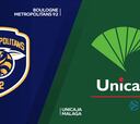 Resumen del Metropoitans-Unicaja de Eurocup