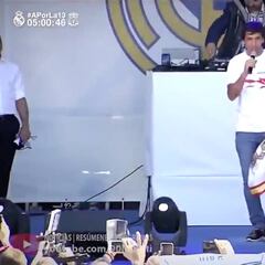 El madridismo en Kiev enloqueció: Raúl cantando el grito de guerra blanco