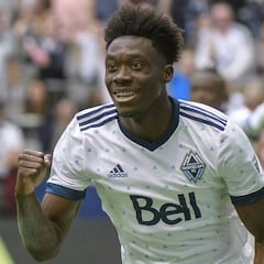 Alphonso Davies maravillado con el espectáculo del All-Star Game