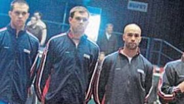 <b>BARRAS Y ESTRELLAS. </b>Los gemelos Bryan, James Blake, Andy Roddick y el capitán, Patrick McEnroe. Dos 'top ten' y los mejores en dobles.