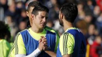 James, con Arbeloa.