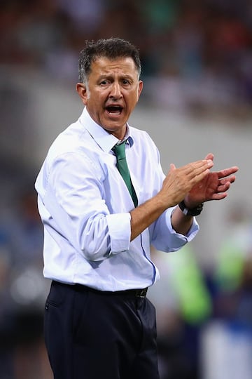 Juan Carlos Osorio durante la derrota de México ante Alemania.