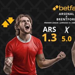 Arsenal vs. Brentford: horario, dónde ver, pronósticos y clasificación
