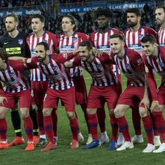 1x1 del Atlético: el equipo se entona con su tridente arriba