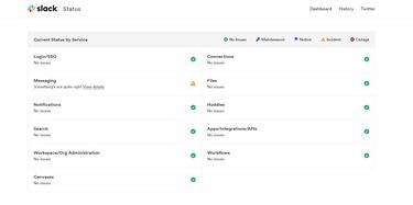 Slack caído: por qué no puedes enviar mensajes y cuándo volverá a funcionar