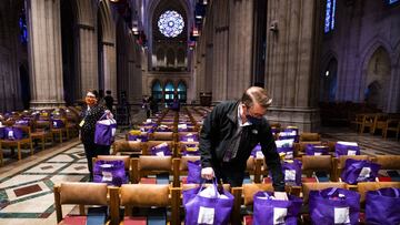 Catedral Nacional de Washington, DC. USA, Mayo 11, 2020. 