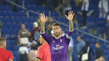 18/09/16 PARTIDO PRIMERA DIVISION ESPANYOL - REAL MADRID Sergio Ramos Isco