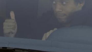 <b>EVALUACIÓN MÉDICA. </b>Marcelo saliendo ayer a las 13:50h. del Hospital Sanitas-La Moraleja.