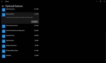 Windows 10 te dejará eliminar Paint y WordPad