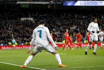 4-0. Cristiano Ronaldo celebró el cuarto gol.