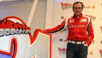 <b>ESPERANZADO. </b>Stefano Domenicali confía en que Alonso pueda ganar en 2011 el título que se fue en 2010.