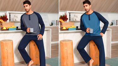 El pijama de oto?o para hombre ms cmodo, ligero y transpirable