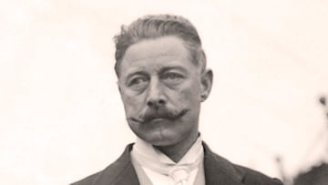 Primer plano de Sir Cosmo Duff-Gordon, conocido como 'El Cobarde del Titanic'.