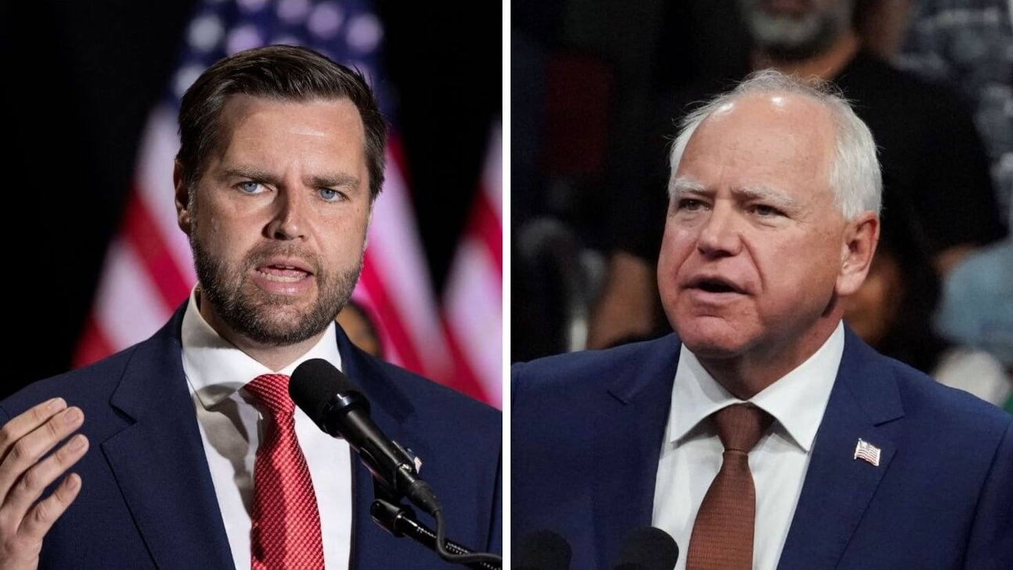 Tim Walz vs. J.D. Vance: What do the polls say three months before the