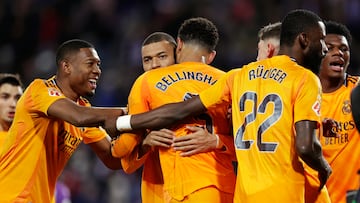 Alaba, Mbappé, Bellingham, Rüdiger y Tchouameni, cinco de los fichajes del Real Madrid en el último lustro.