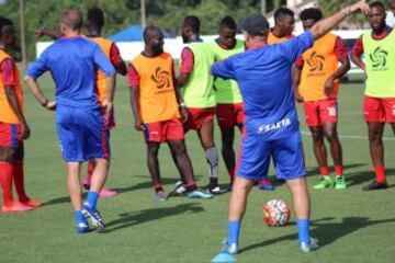 Haití será una de las selección invitadas a la Copa América Centenario. Está sembrado en el grupo B junto con Brasil, Ecuador y Perú.