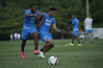 La Selección entrenó durante una hora y media. El trabajó se enfocó en lo físico.