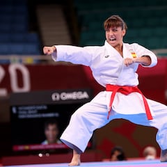 El oro de Sandra Sánchez en kárate en imágenes