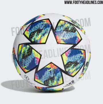 Asi será el balón utilizado para la Champions League 2019/20. La marca alemana apuesta por un diseño novedoso que combinará tonos verdes, naranjas, amarillos, azules y negros.